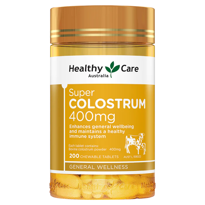 Sữa non Healthy Care Super Colostrum 400mg 200 Viên