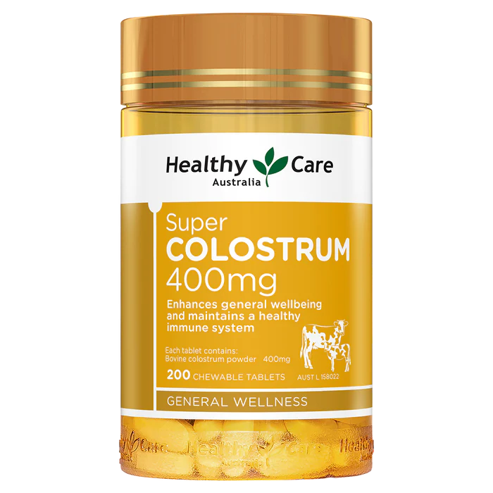 Healthy Care Super Colostrum 400mg 200 Tablets