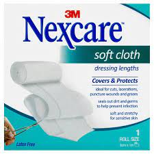 Nexcare Soft Cloth Dressing 8 cm x 1 m