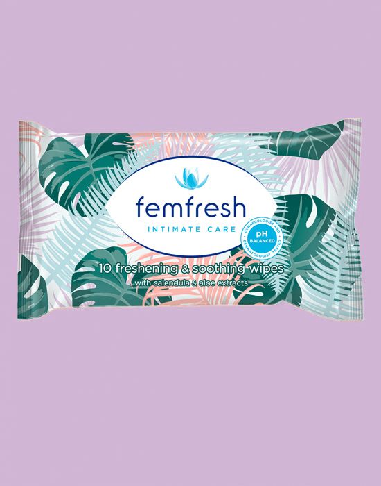 Femfresh freshening & soothing wipes 10 wipes