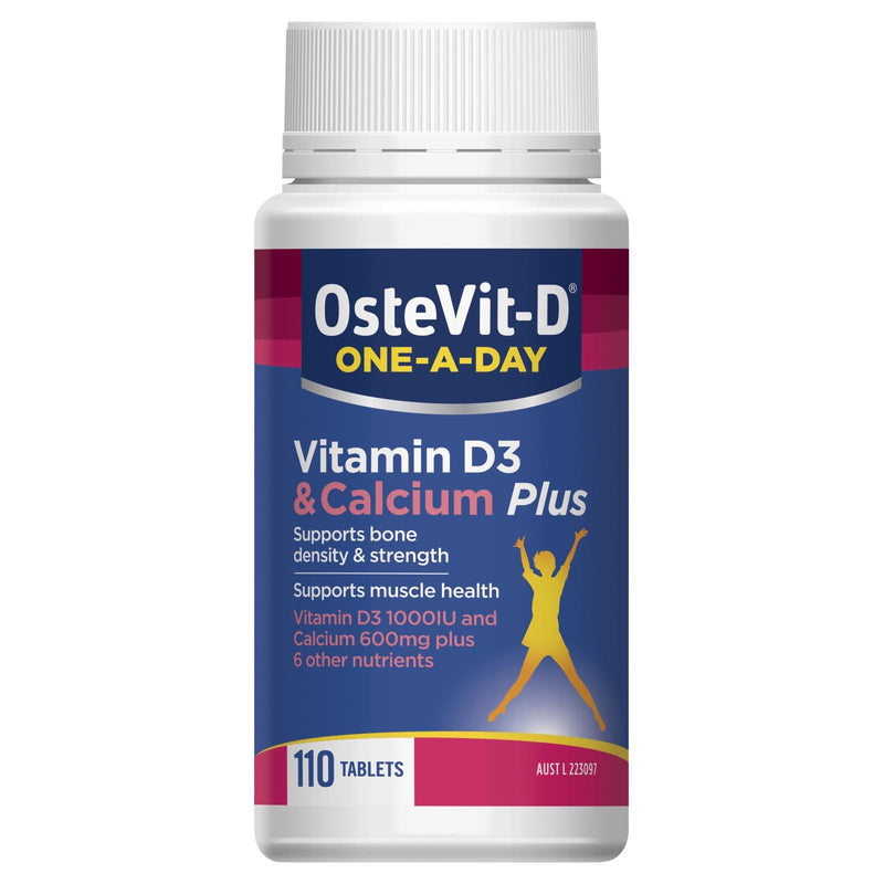 OsteVit-D 一天一粒维生素 D3 和钙加 110 片