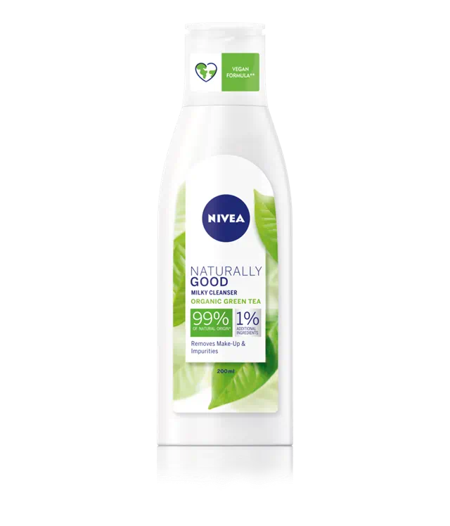 NIVEA NATURALLY GOOD MILKY CLEANSER WITH ORGANIC GREEN TEA 200ml