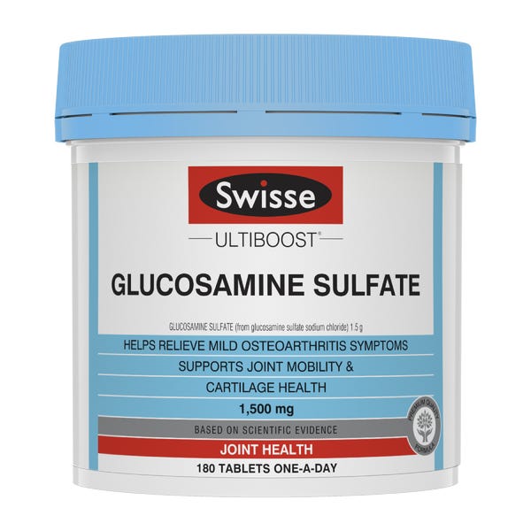 Swisse Glucosamine Sulfate 1500mg 180 Tablets