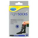 Scholl Flight Socks Compression Hosiery Black M9-12 1 Pair