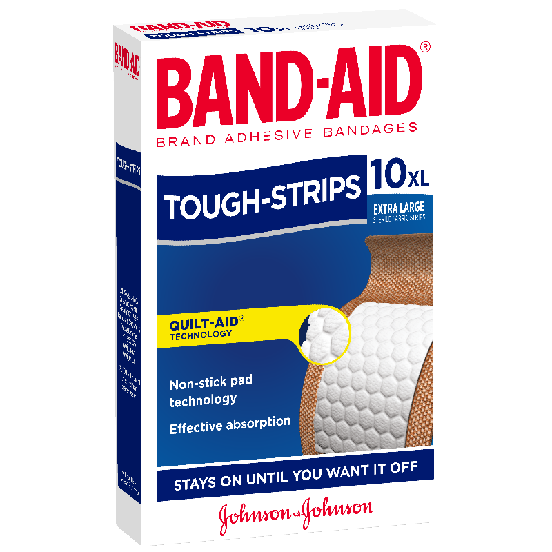 BAND-AID Tough Strips Extra Large 10s