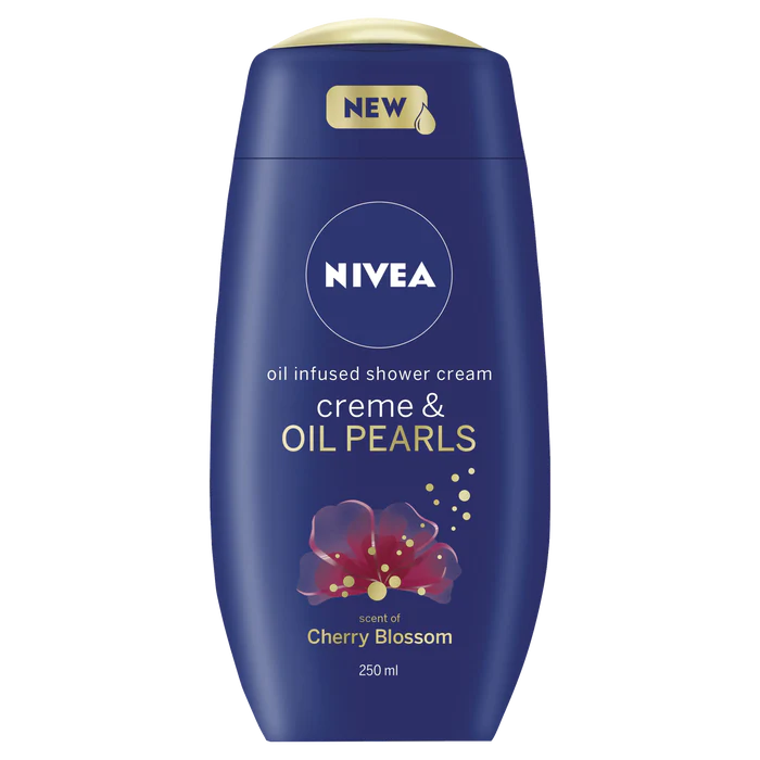 NIVEA SHOWER CREME VÀ DẦU NGỌC TRAI CHERRY BLOSSOM 250