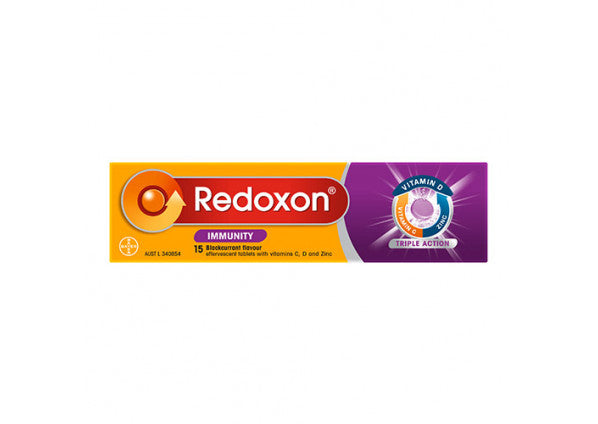 Redoxon Immunity Blackcurrant 30 Effervescent Tablets