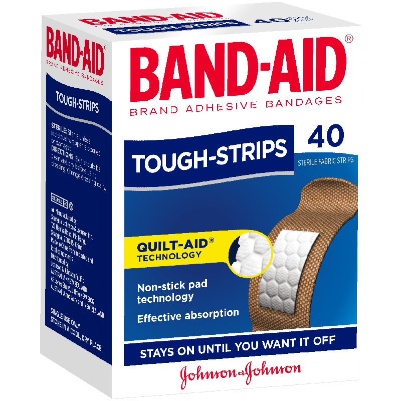 BAND-AID Tough Strips 40s