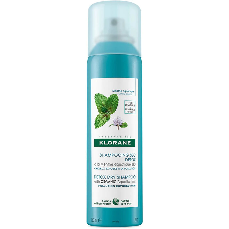 Dầu gội khô Klorane Aquatic Mint Dry Shampoo 150ml