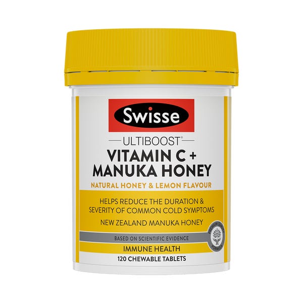 Swisse Ultiboost Vitamin C + Mật ong Manuka