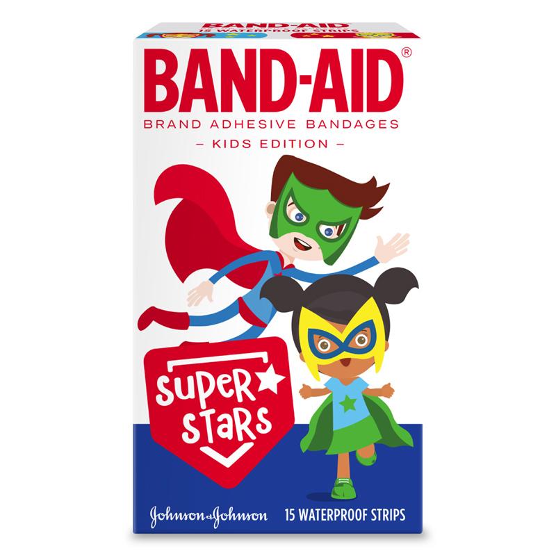 BAND-AID Super Stars Strips 15s