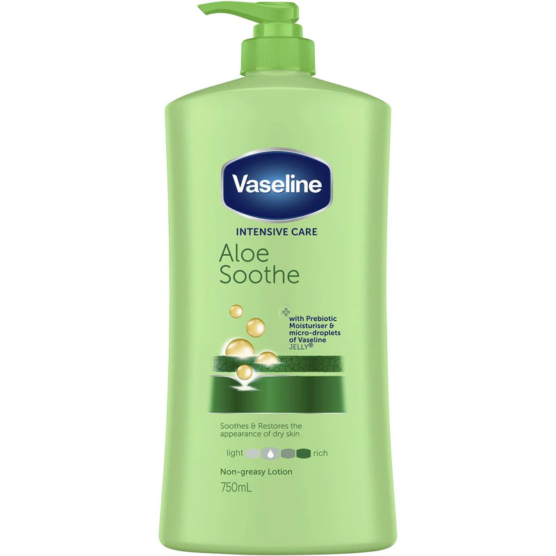 Sữa dưỡng thể chăm sóc chuyên sâu Vaseline Aloe Soothe 750ml