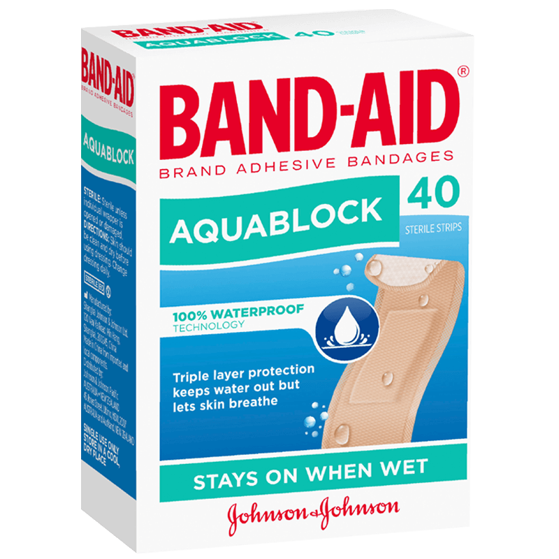 BAND-AID Aquablock Regular 40s