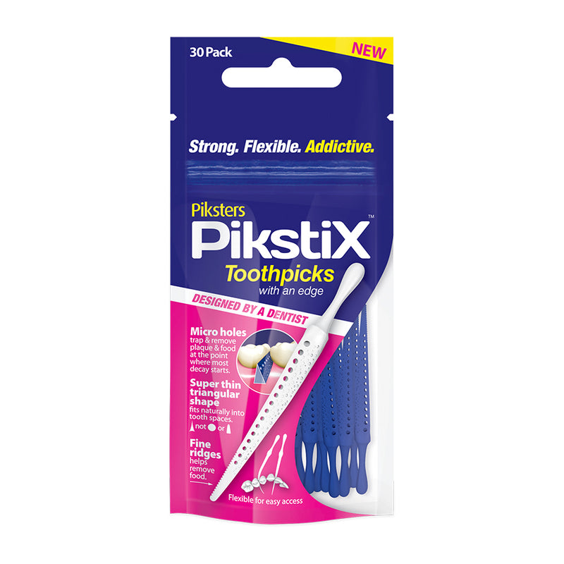 Piksters Pikstix Toothpicks – 30 picks per pack