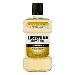 Listerine Gum Care 零酒精漱口水 - 1L