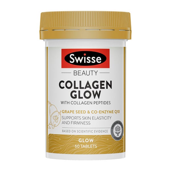 Swisse Beauty Collagen Glow with Collagen Peptides 120T