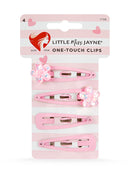 LADY JAYNE FLOWER GEM ONE TOUCH CLIPS 4 PACK (NO: 17108)