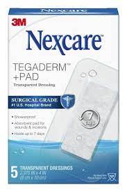 Nexcare Tegaderm+Pad 透明敷料 5 件装