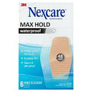 Nexcare Max Hold 防水膝盖和肘部 6 件装