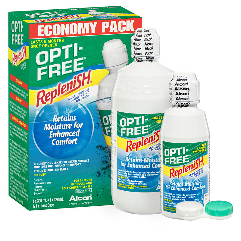 Opti-Free Replenish Economy Pack (300ml+120ml)