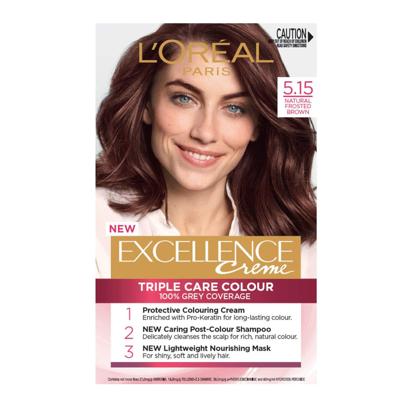 L'Oreal Excellence Creme 5.15 Màu tóc nâu mờ tự nhiên