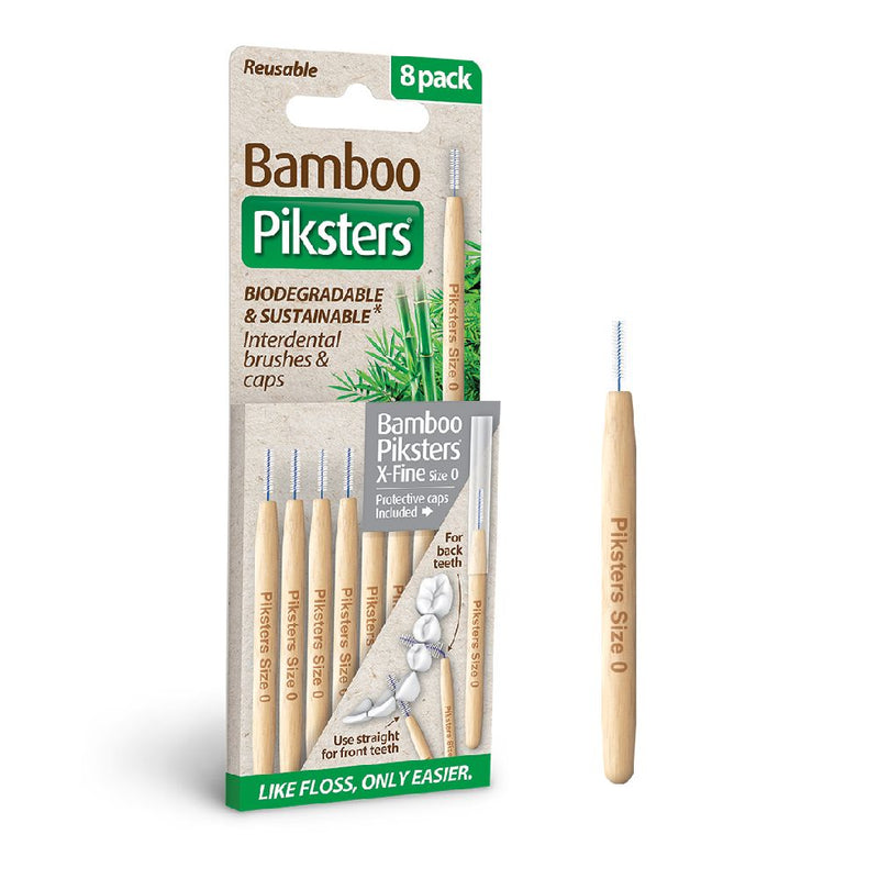 Piksters Bamboo 8 gói Kích thước 0 - Xám