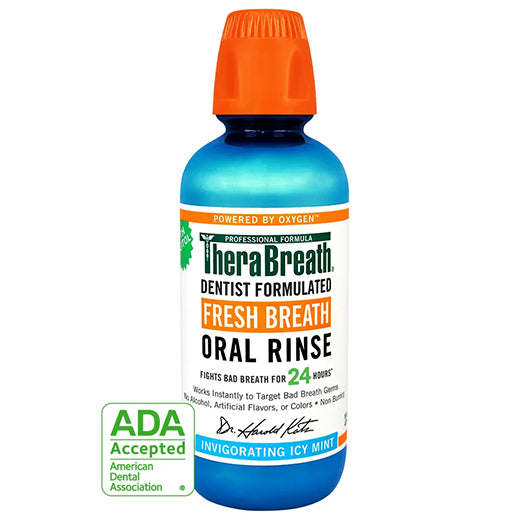 TheraBreath Fresh Breath Oral Rinse - Invigorating Icy Mint 473ml