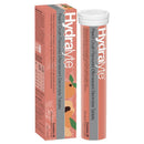 Hydralyte Electrolyte Effervescent Peach Crush 20 Tablets Exclusive Flavour