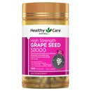 Healthy Care High Strength Grape Seed 58000 200 Capsules