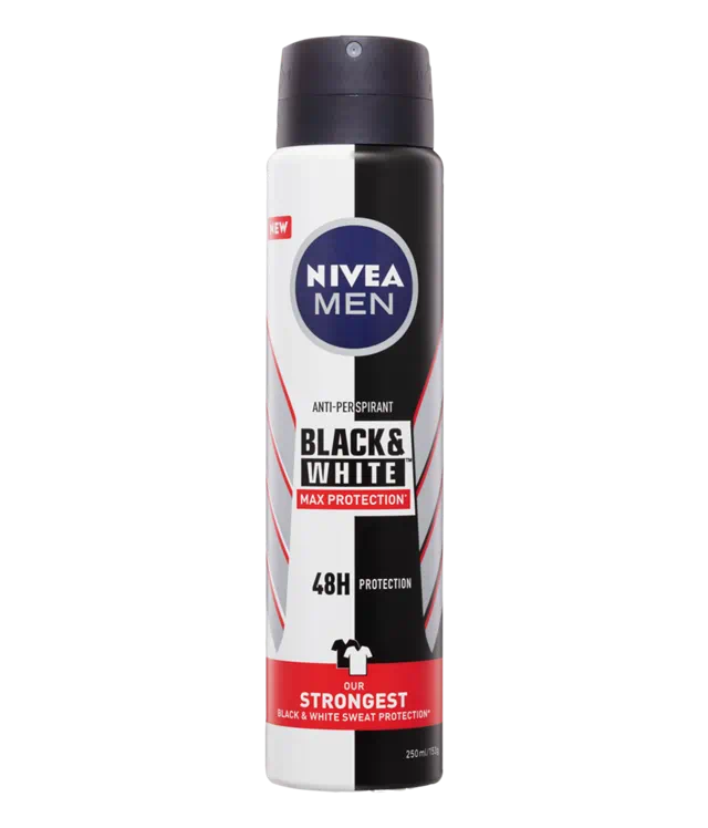 NIVEA MEN BLACK & WHITE MAX PROTECTION AEROSOL DEODORANT 250ml