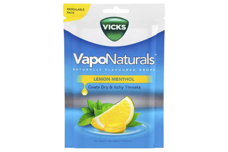 Vicks vapo naturals 柠檬薄荷醇 19 滴 70 克