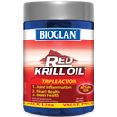 Bioglan红磷虾油三重作用500mg 120软胶囊