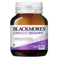 Viên uống Blackmores Ginkgo Brahmi 40