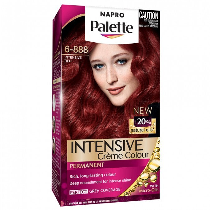 Napro Palette Permanent Hair Colour - 6-888 Intensive Red