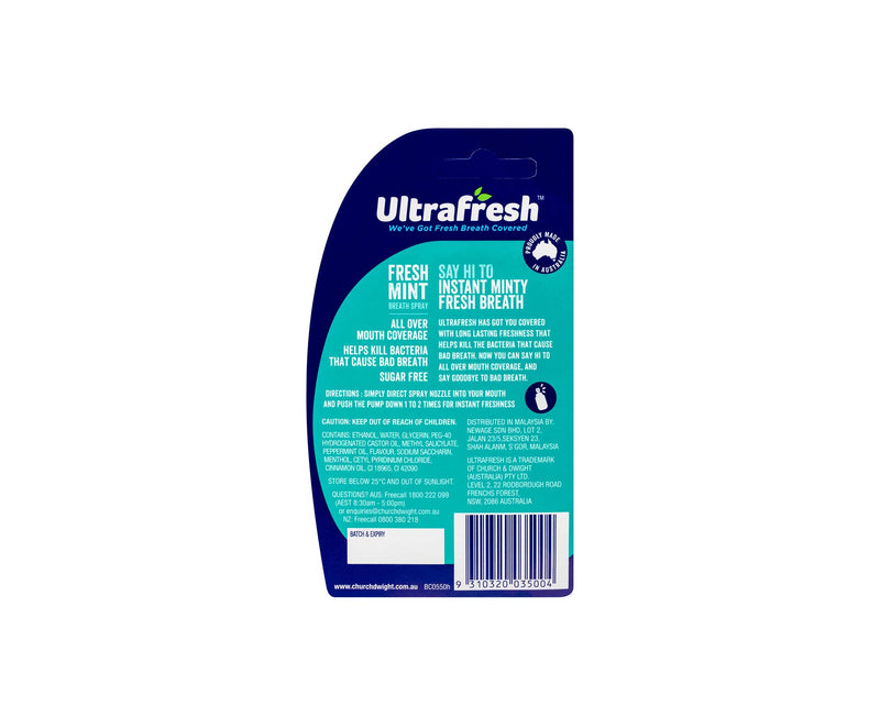 Ultrafresh Spray Fresh Mint 12mL