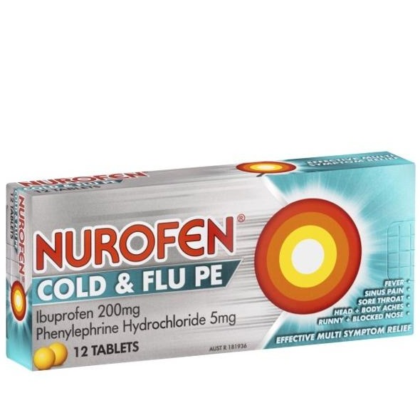 Nurofen Cold & Flu 12 Tablets