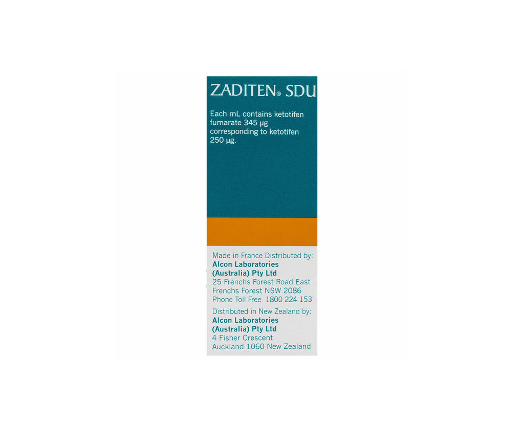 Zeditapp ZADITEN LDMO 0.025% EYE DROPS 5ML – Better Value Pharmacy Box Hill