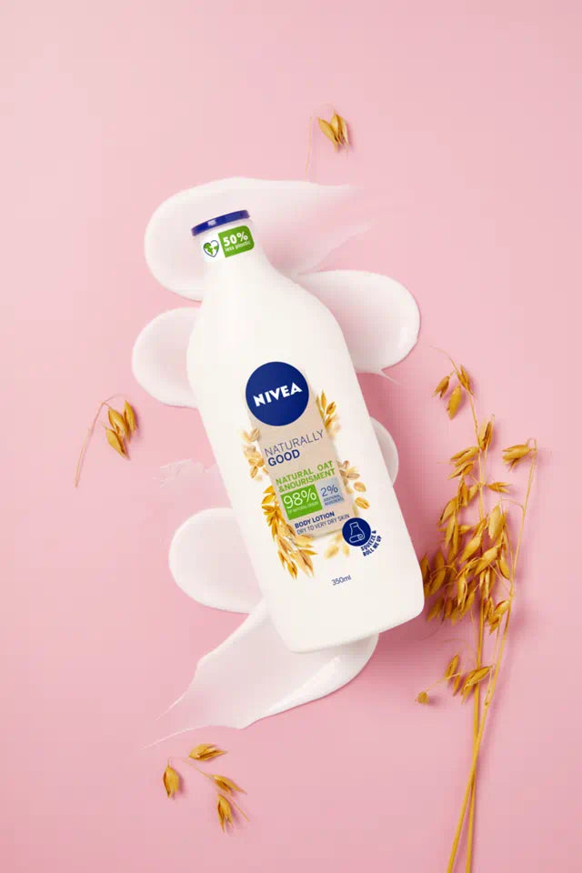 NIVEA NATURALLY GOOD ORGANIC OAT & NOURISHMENT BODY LOTION 350ml