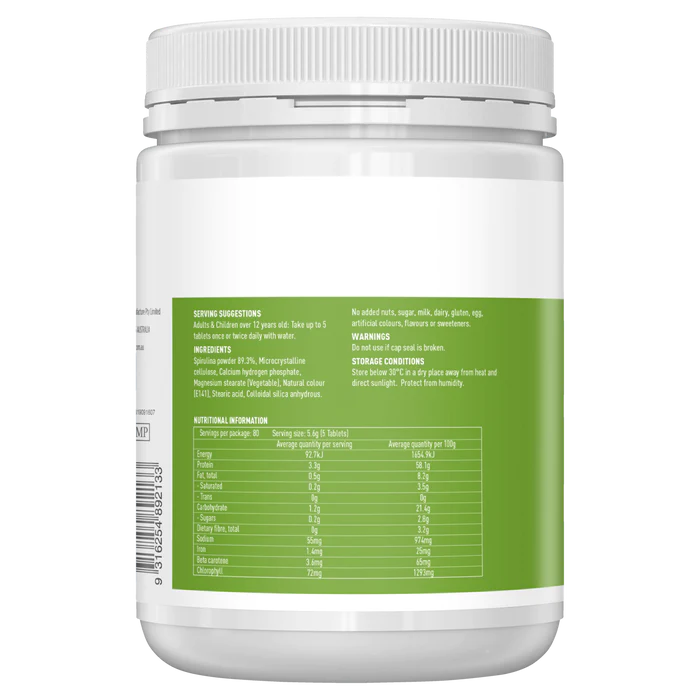 Viên nén Healthy Care Super Spirulina 1000mg 400 viên