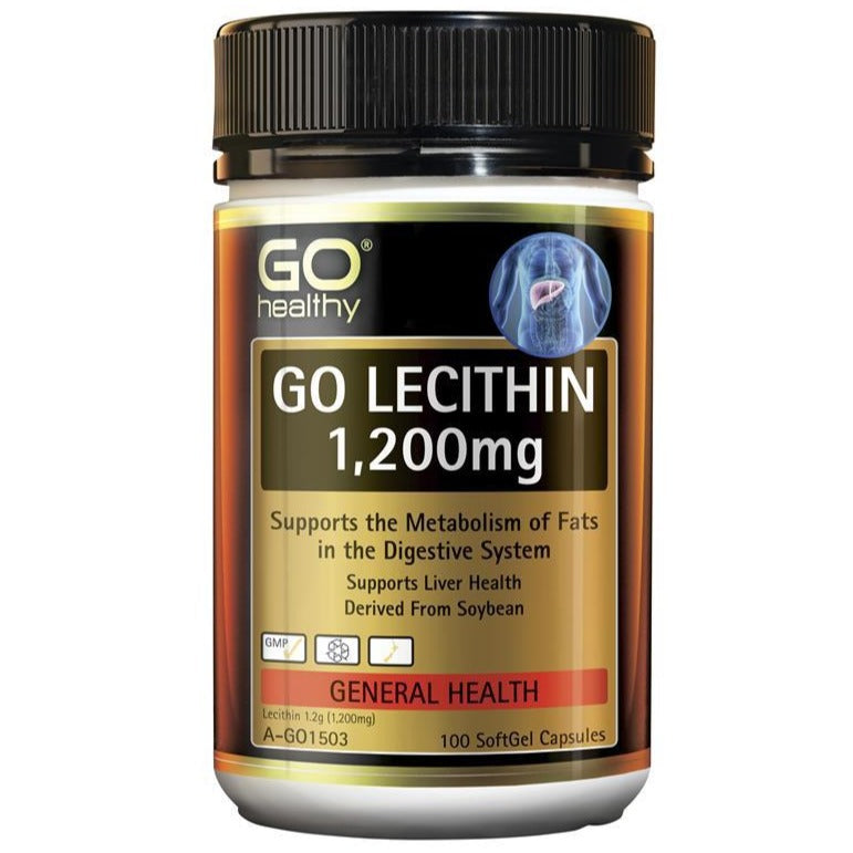 GO Healthy Lecithin 1200mg 100 viên nang Softgel