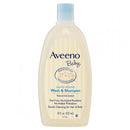 Aveeno Baby Daily Moisture Wash & Shampoo 532mL