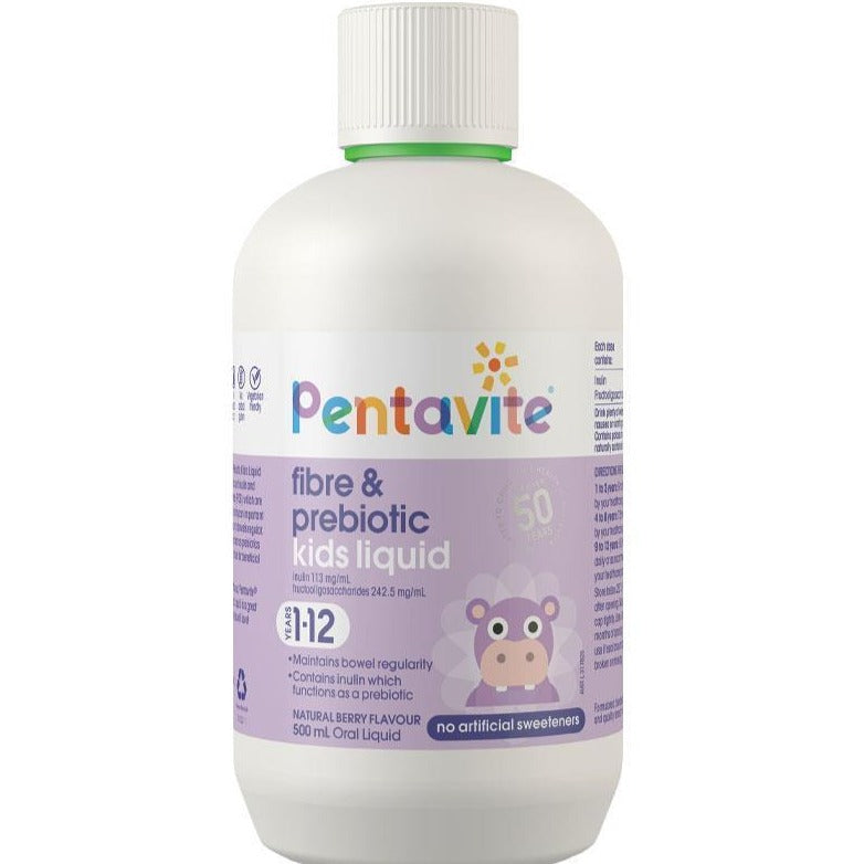 Pentavite Pentavite Fibre & Prebiotic Kids Liquid 500ml