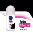 NIVEA BLACK & WHITE INVISIBLE CLEAR ANTI-PERSPIRANT ROLL-ON 50ml