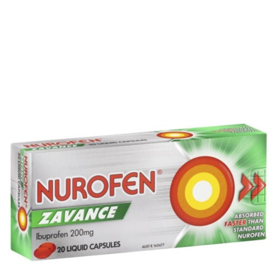 Nurofen Zavance Liquid 20 Capsules