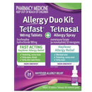 Telfast过敏双重药盒（Telfast 180mg 30片和Telnasal过敏喷雾140剂量）