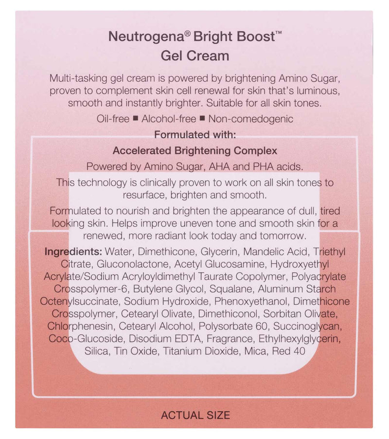 Neutrogena Bright Boost Gel Cream 50mL