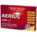 Aerius 24 Hour Non Drowsy Allergy Relief Antihistamine 45 Tablets
