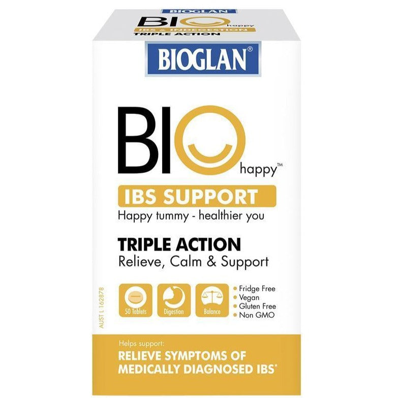 Bioglan Biohappy IBS Support 50 Tablets
