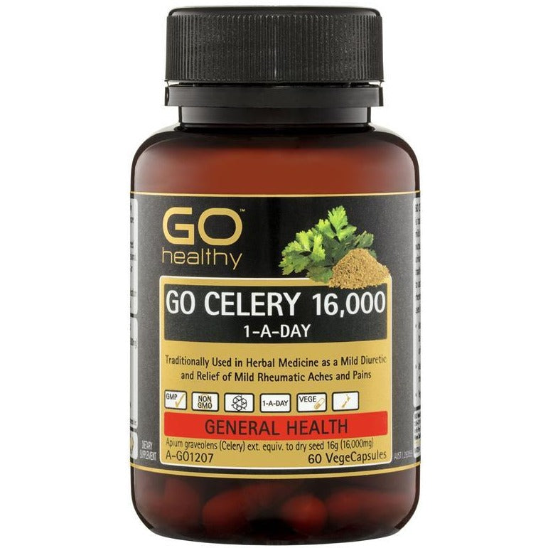 GO Healthy Celery 16000mg 60粒素食胶囊