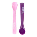 B.BOX弹性硅胶汤匙2 PK-粉色/紫色